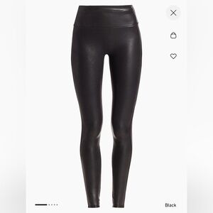 SPANX faux leather leggings black